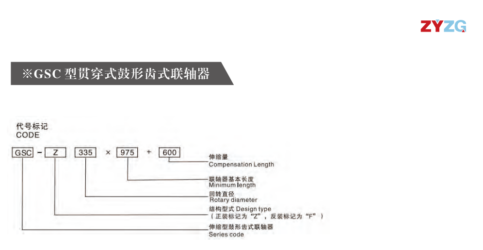 GSC  型贯穿式鼓形齿式联轴器